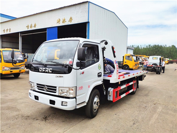 熱銷藍牌一拖二平板清障車，C證即可駕駛