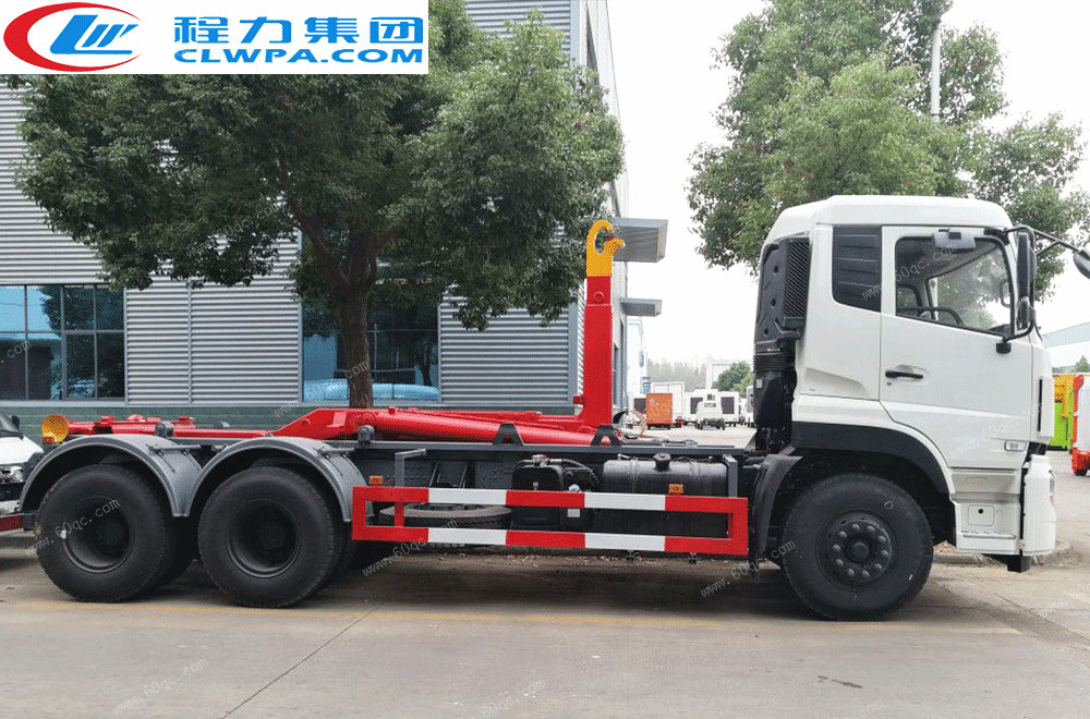 國五東風天龍后雙橋車廂可卸式垃圾車 國五東風天龍后雙橋車廂可卸式垃圾車